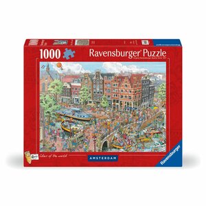 Ravensburger Puzzel Fleroux Amsterdam 1000 Stukjes Ravensburger Puzzel Fleroux Amsterdam 1000 Stukjes