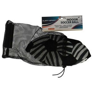 Indoor Voetbal met Netje 23 cm Zwart/Wit