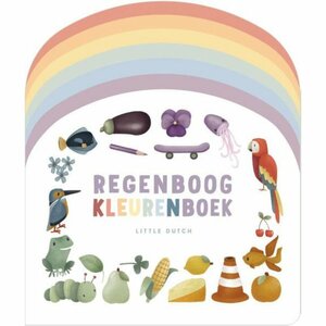 Little Dutch Regenboog Kleurenboek