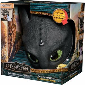 Dreamworks How To Train Your Dragon Blast and Roar Toothless Masker + Licht en Geluid