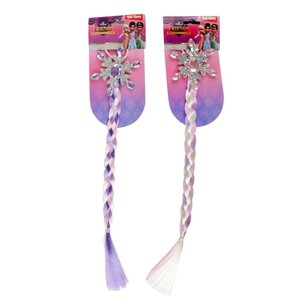 Princess Friends Haarvlecht aan Elastiek 40 cm Assorti