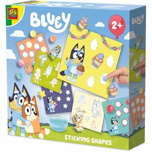 SES Creative Vormen Plakken Bluey