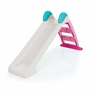 Dolu Waterglijbaan 72x133x45 cm Wit/Roze/Blauw