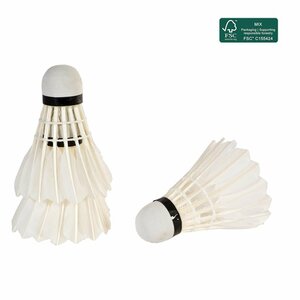 SportX Shuttles Veren 3 Stuks Wit