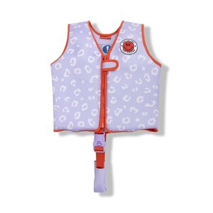 Swim Essentials Zwemvest Luipaard 3-6 Jaar Lila/Rood