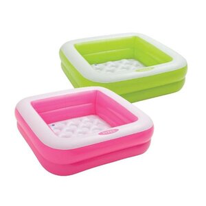 Intex 57100NP  Babybadje 85x85x23 cm Assorti + Reparatiesetje