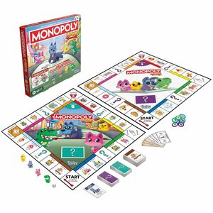 Hasbro Monopoly Junior Square 2in1