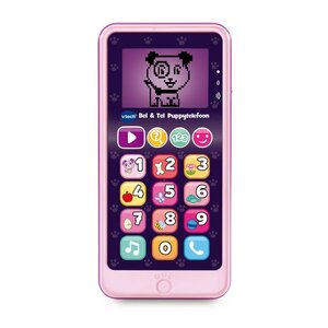 VTech Bel en Tel Puppytelefoon met Geluid Roze