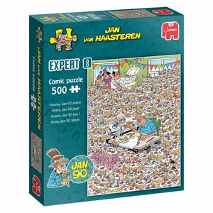 Jumbo Puzzel Jan van Haasteren Expert 8 Hoera, Jan 90 jaar! 500 Stukjes
