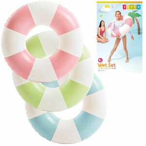 Intex Wet Set Collection Coastal Cabana Zwemring 91 cm Assorti