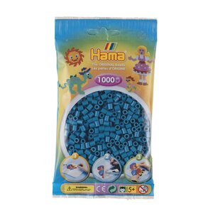 Hama Strijkkralen 1000 Stuks Petroleum Blauw