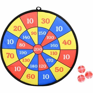 Benson Dartbord Klittenband 36 cm + 3 Ballen