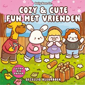 Kleurboek Cozy & Cute Fun Met Vrienden