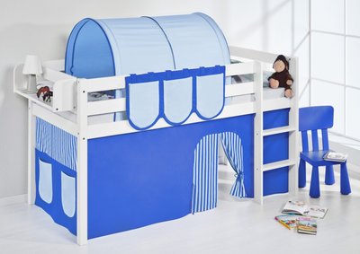 Halfhoogslaper Blue met tent