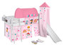 Halfhoogslaper IDA Paw Patrol Roze met tent, toren en glijbaan_