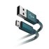 Hama Oplaad-/gegevenskabel Metall Micro-USB 1,5 M Blauw_