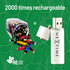 NeXtime NE-AABAT003 Oplaadbare AA USB-Batterij Blister A 4 Stuks_