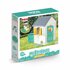 Dolu Speelhuis 122.5x104x156 cm + Geluid Wit/Groen/Grijs/Geel_