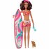 Barbie Beach Pop met Surfplank_
