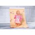 Baby Born Jurk met Bloemen en Beertje Roze_