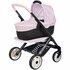 Smoby 3in1 Poppenwagen Zachtroze/Zwart_