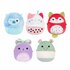 Squishmallows Micromallows Knuffels Silvy, Rozen, Aarin, Roxy, Gerald 6.5 cm_