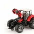 Tractor Tractor met Frictie 19 cm Rood/Zwart_ Tractor Tractor met Frictie 19 cm Rood/Zwart_
