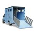 Bruder 02674 Mercedes Benz Diertransporter + Paard_ Bruder 02674 Mercedes Benz Diertransporter + Paard_