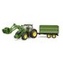 Bruder John Deere 7R 350 met Voorlader en Aanhanger_ Bruder John Deere 7R 350 met Voorlader en Aanhanger_