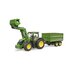 Bruder John Deere 7R 350 met Voorlader en Aanhanger_ Bruder John Deere 7R 350 met Voorlader en Aanhanger_