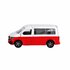 Kids Globe Traffic Die-Cast Volkswagen Transporter Camper 13.5 cm Wit/Rood_ Kids Globe Traffic Die-Cast Volkswagen Transporter Camper 13.5 cm Wit/Rood_