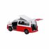 Kids Globe Traffic Die-Cast Volkswagen Transporter Camper 13.5 cm Wit/Rood_ Kids Globe Traffic Die-Cast Volkswagen Transporter Camper 13.5 cm Wit/Rood_