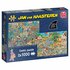 Jumbo Jan Van Haasteren Puzzel De Muziekwinkel & Vakantiekriebels 2x1000 Stukjes + Poster_