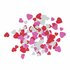 Foam Hartjes Rood/Roze/Wit_