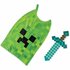 Minecraft Zwaard en Cape Groen/Blauw_