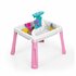 Dolu Zand-Watertafel + Accessoires Roze/Wit_