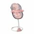 3in1 Poppenstoel 42x40x40 cm Grijs/Roze_