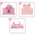 Disney Stitch Knuffelkussen Angel 45x28 cm Roze_