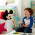 Disney Knuffelkussen Mickey Mouse 45x28 cm Rood/Zwart_