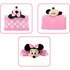 Disney Knuffelkussen Minni Mouse 45x28 cm Zwart/Roze_