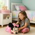 Disney Knuffelkussen Minni Mouse 45x28 cm Zwart/Roze_