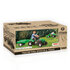 Dolu Traptractor met Aanhanger & Claxon Groen/Zwart_