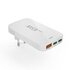 Hama Snellader 2x USB-C 1x USB-A PD 65W Wit_