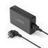 Hama USB Laadstation 5 Poorten GaN Snellader 4x USB-C 1x USB-A PD 240W Zwart_