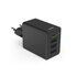 Hama Snellader 1x USB-C PD 3x USB-A 35W Zwart_