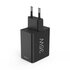 Hama Snellader 1x USB-C PD 3x USB-A 35W Zwart_