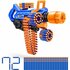 Zuru X-Shot Insanity Mega Barrel Blaster + Licht en Rook + 72 Darts_
