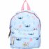 Disney Rugzak Stitch Blooming Bright Lichtblauw/Lichtroze_