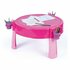 Dolu 2-in-1 Watertafel & Zandtafel met Accessoires Roze 98x98x77cm_