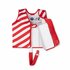 Swim Essentials Zwemvest Stripes 3-6 Jaar Rood/Wit_